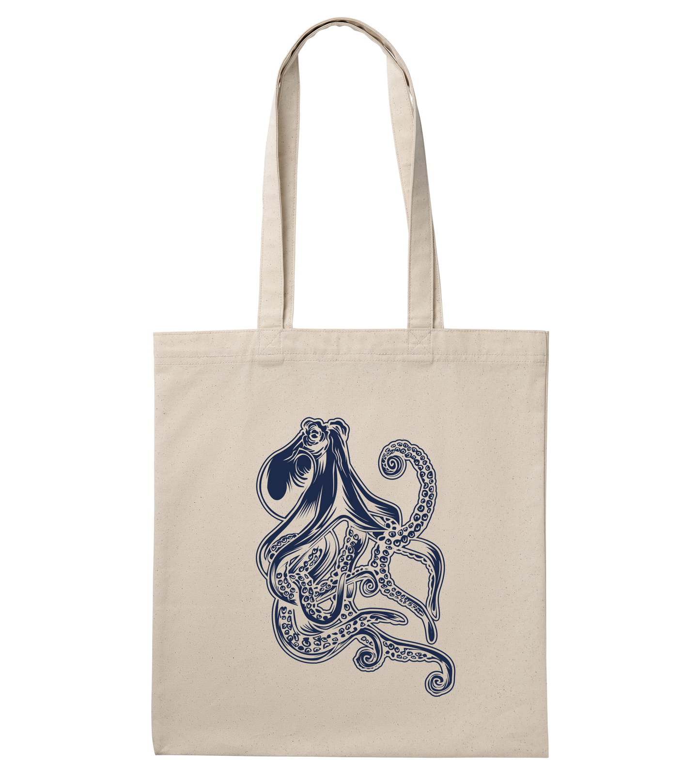 Canvas Tote - Octopus (Single Sided)