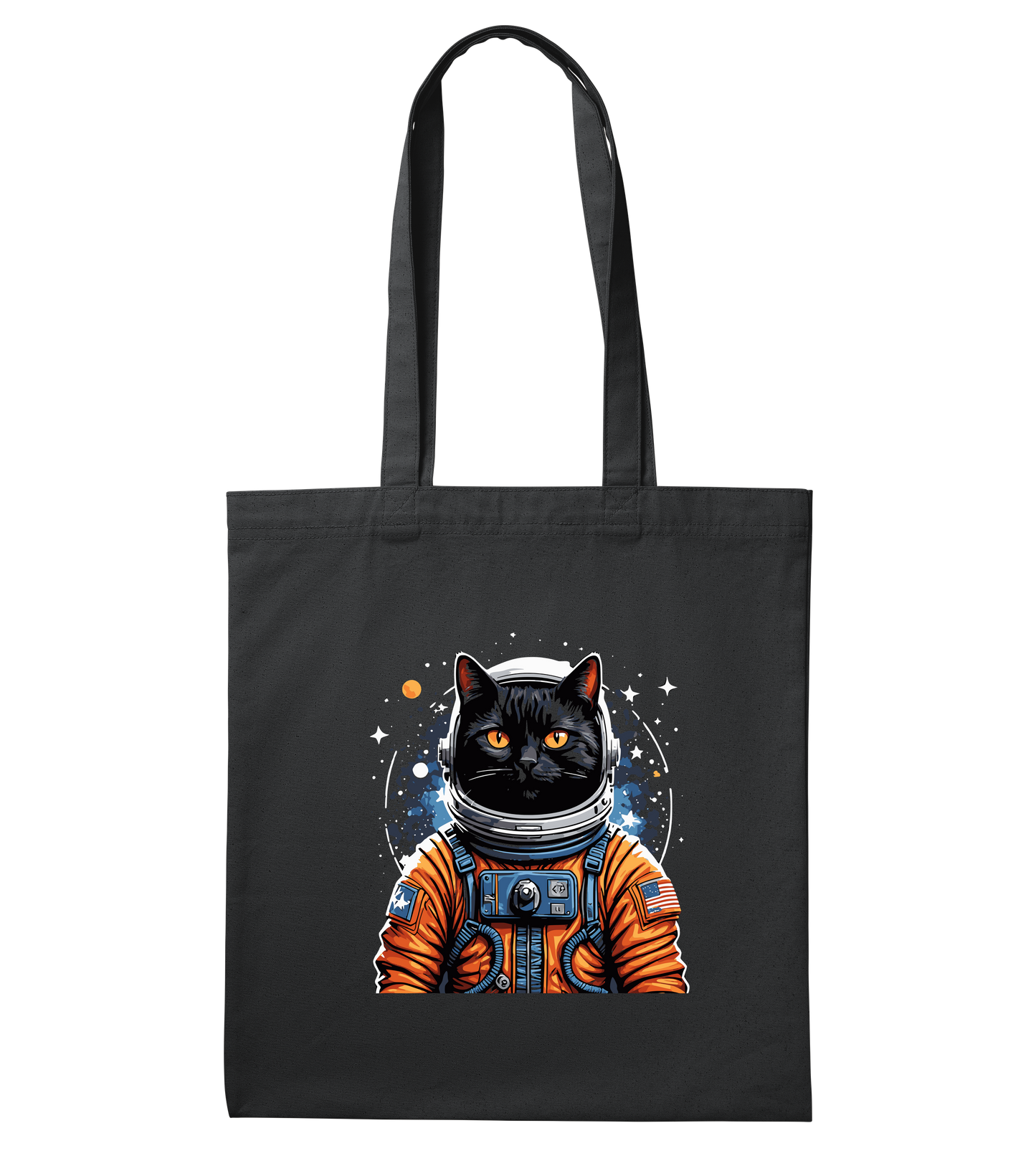 Canvas Tote - Space Cat (Single Sided)
